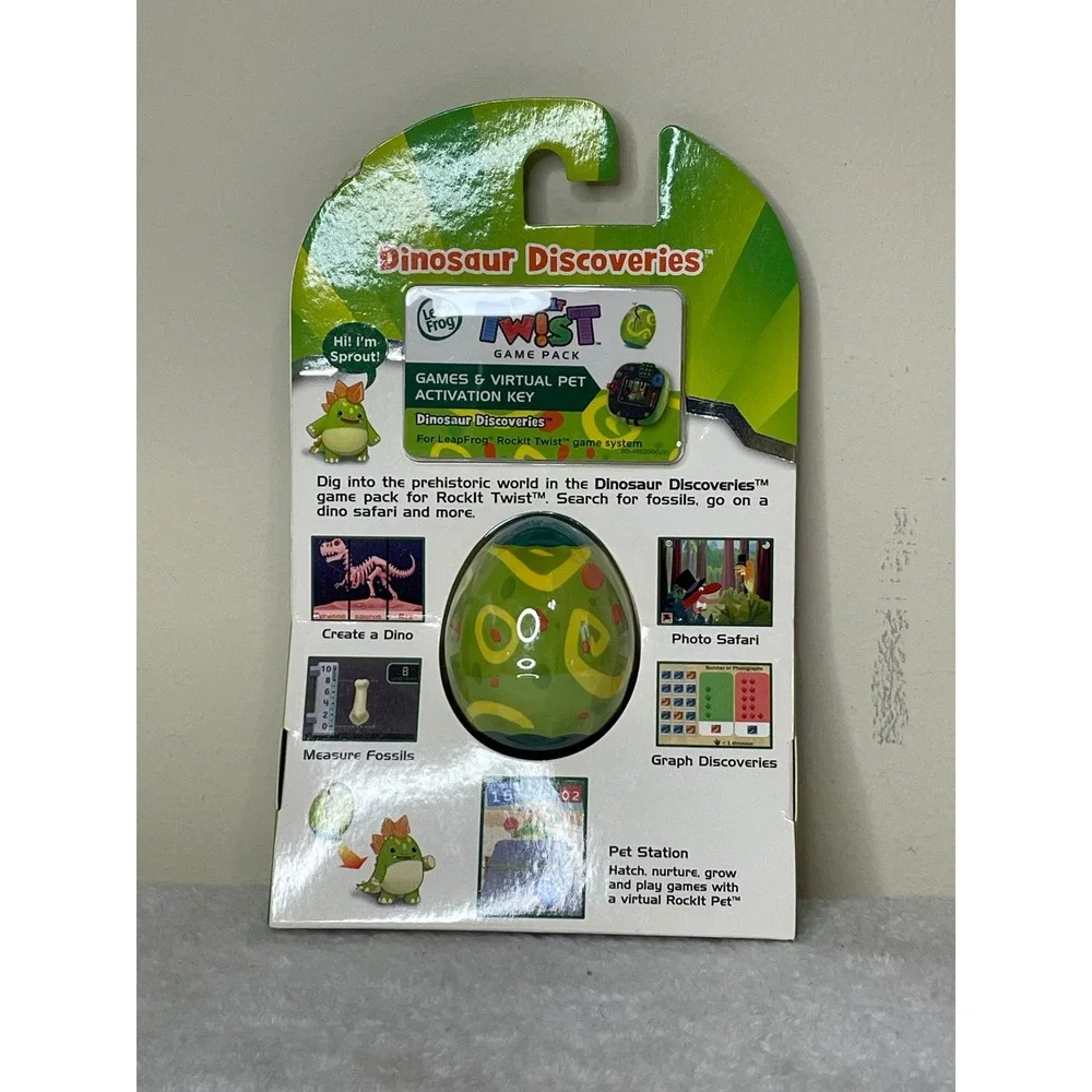 LeapFrog RockIt Twist Game Pack Dinosaur Discoveries with Figure New NIB 4-8